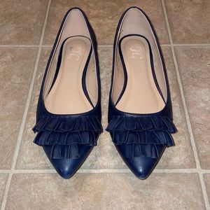 JC Navy Blue Flats
